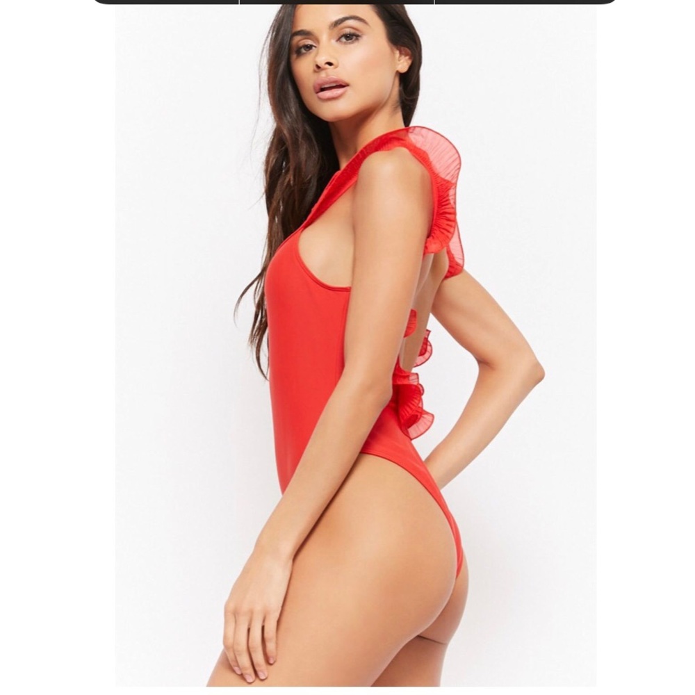 Swimwear one pc RED